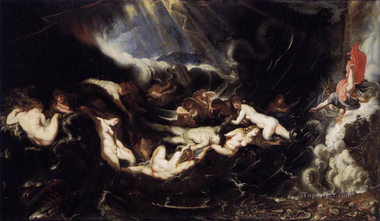 Hero And Leander Baroque Peter Paul Rubens Oil Paintings